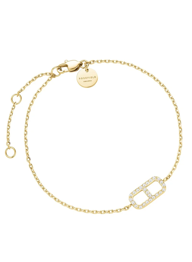 RoseField Rosefield Fine Octagon Crystal Bracelet Gold